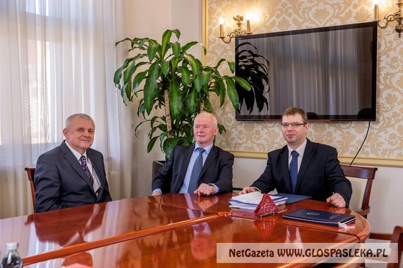 Burmistrz z wizytą u wojewody