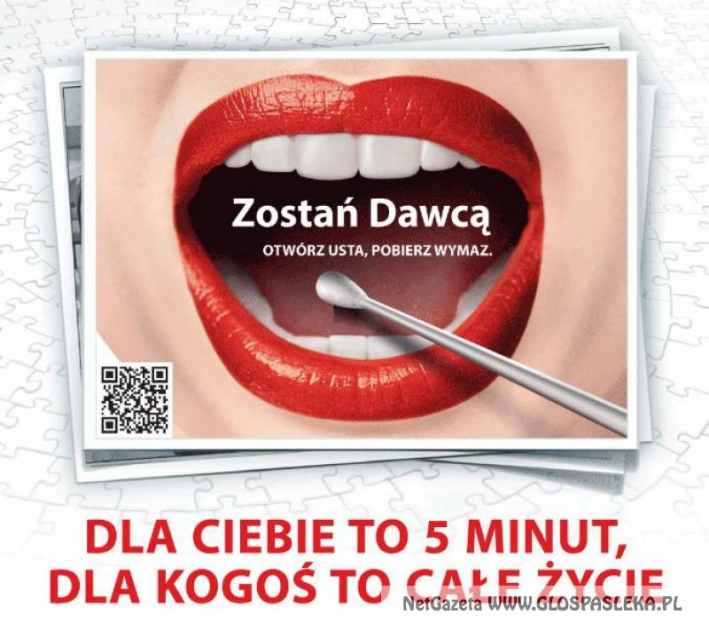 Zostań Dawcą Szpiku – przyłącz się do akcji „Szpikoteka – Pasłęk” 
