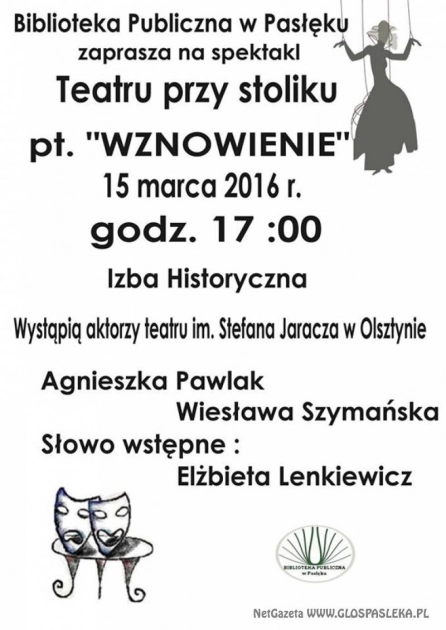 Teatr przy stoliku - Wznowienie