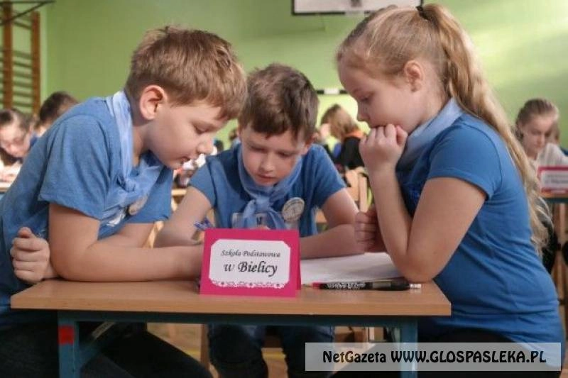 Uczniowie z Bielicy wzięli udział w matematycznym konkursie