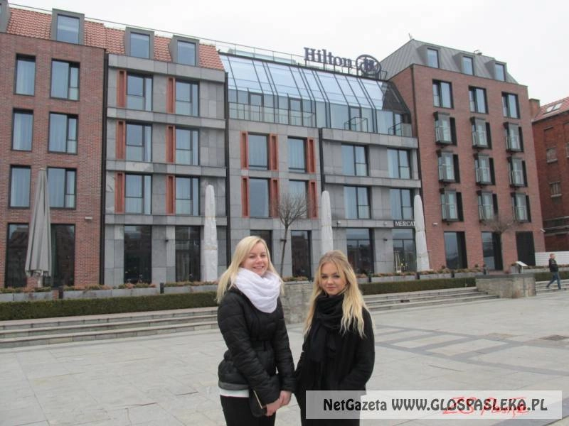 Uczennice Technikum Hotelarskiego przy ZS w Hotelu Hilton