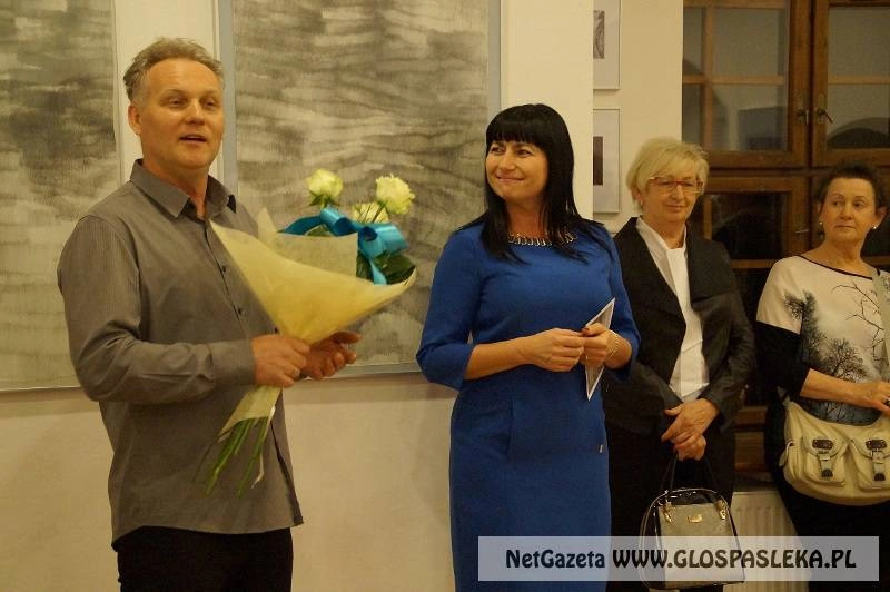 Wernisaż wystawy rysunków Jana Siekiery