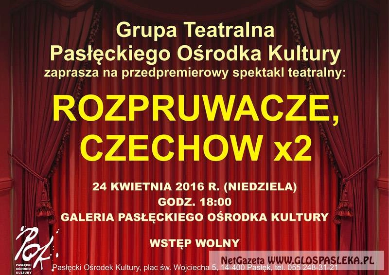 Przedpremierowy spektakl Grupy Teatralnej POK