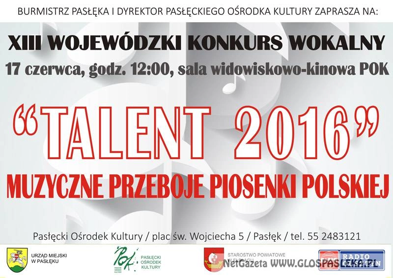 XIII Wojewódzki Konkurs Wokalny 