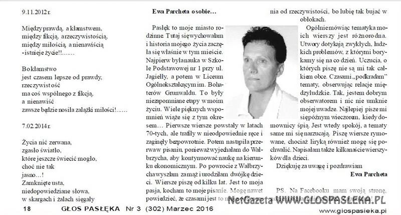 Ewa Parcheta i jej poezja