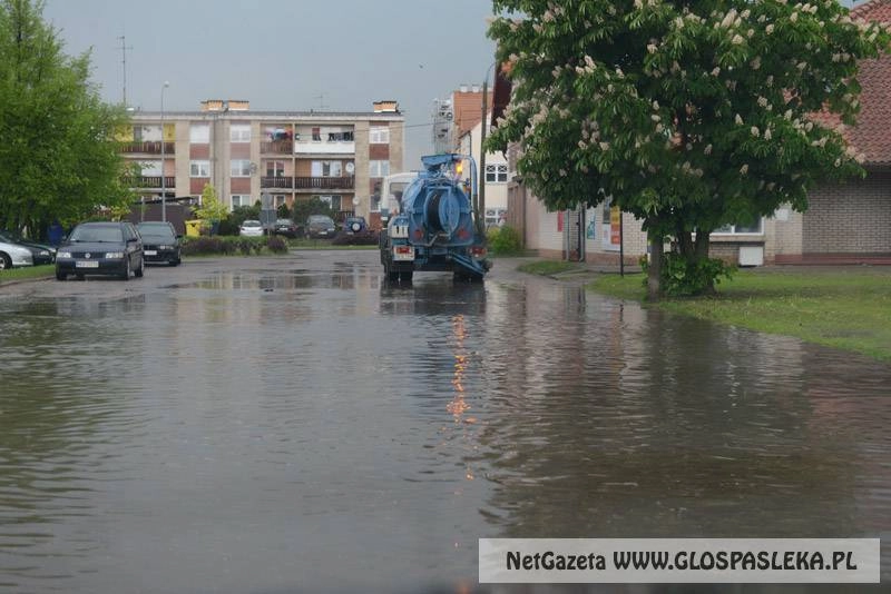 Pierwsza burza, pierwsze podtopienia