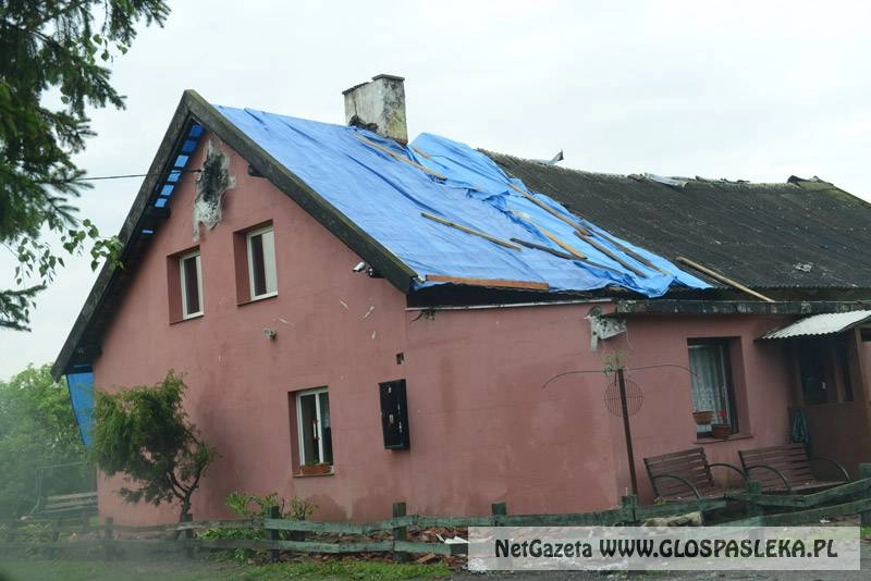 Piorun uderzył w Zielonym Grądzie