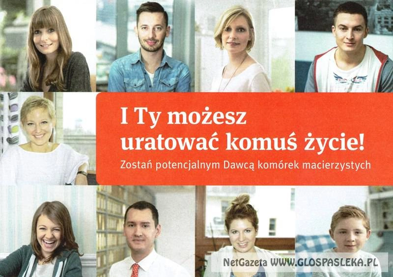 Zostań dawcą, podaruj komuś życie
