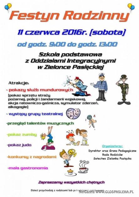 Festyn Rodzinny w Zielonce Pasłęckiej