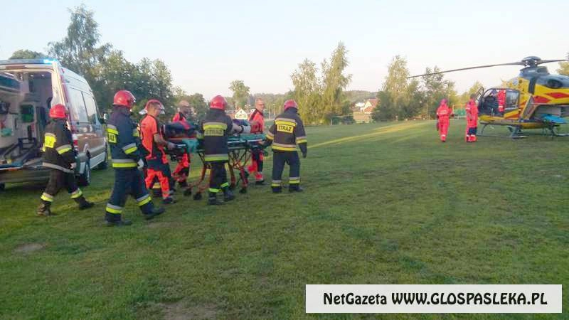 Wypadek na trasie orneckiej