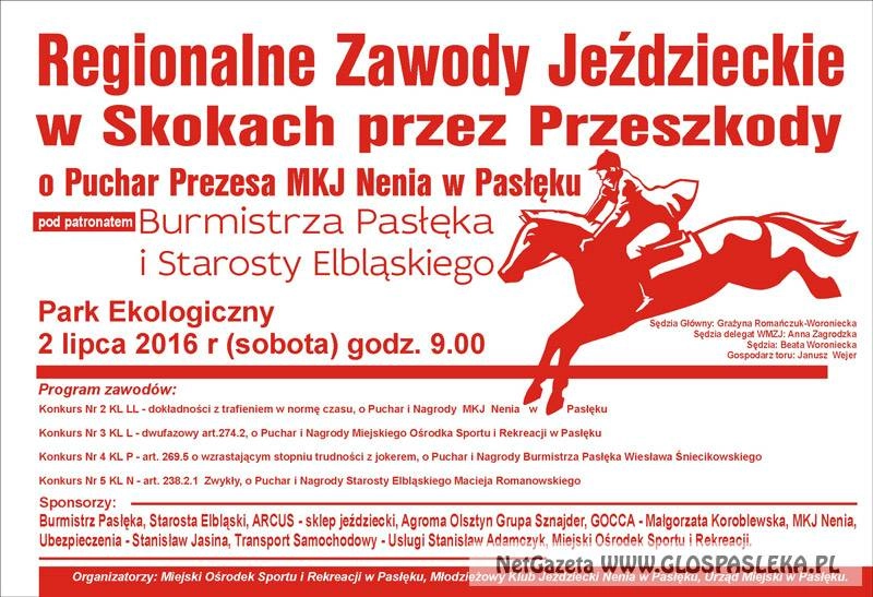Zaproszenie na zawody konne