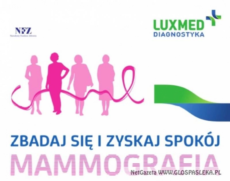 Bezpłatne badania mammograficzne