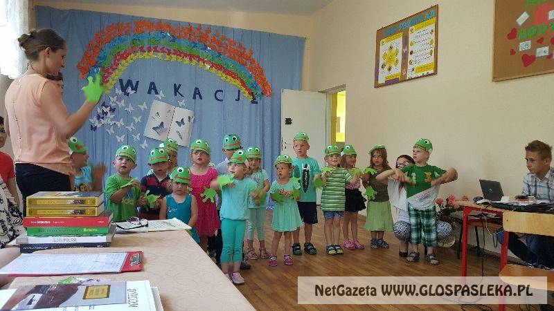 Koniec roku szkolnego w szkole w Bielicy