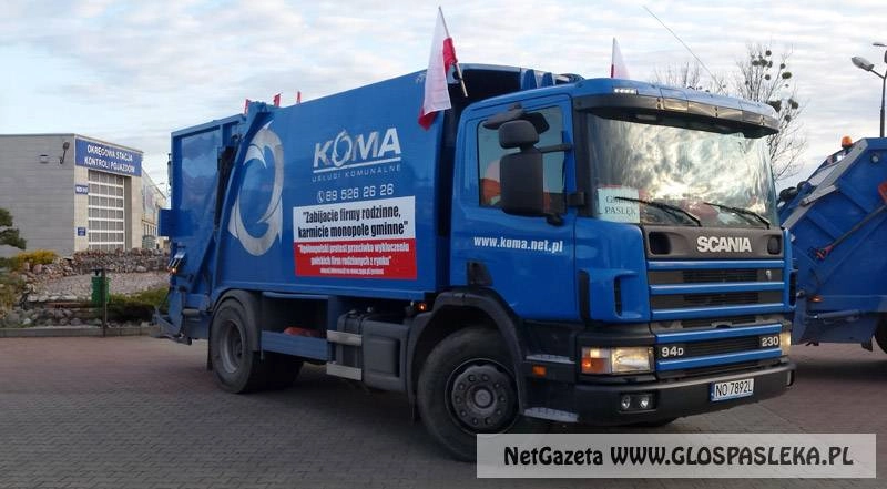 Zastępczy odbiór odpadów komunalnych za 15.08.2016 r