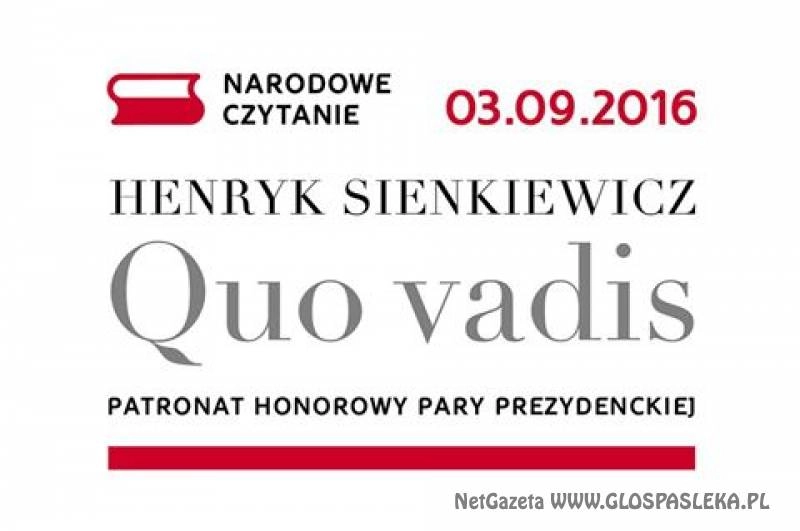 Narodowe czytanie - Pasłęk włączy się do akcji