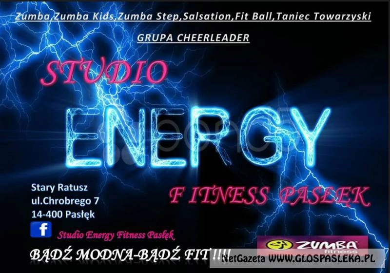Studio ENERGY FITNESS –dziś pierwsze zajęcia