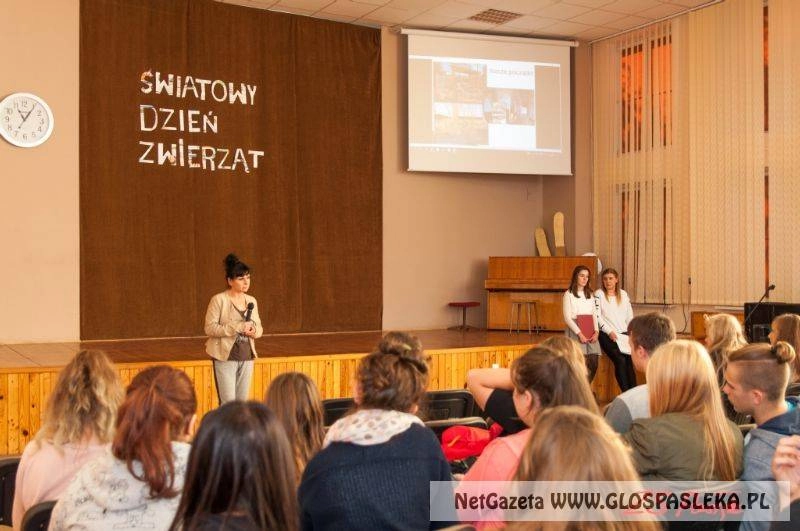 Światowy Dzień Zwierząt w Zespole Szkół w Pasłęku