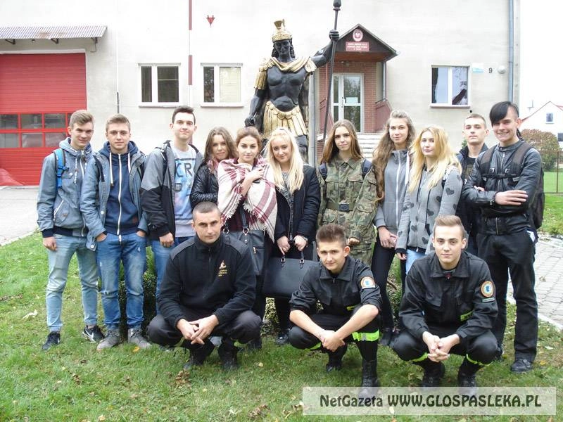 Szkolenie uczniów ZSEiT w Państwowej Straży Pożarnej