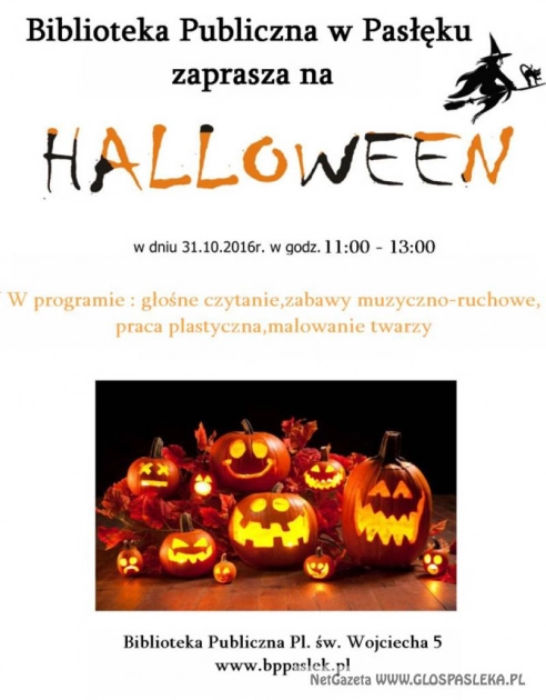 Halloween w Bibliotece Publicznej