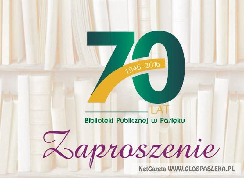Zaproszenie na Jubileusz Biblioteki