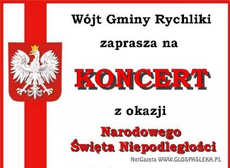 Zaproszenie na koncert do Rychlik