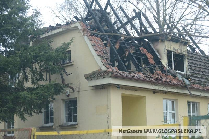 Pożar budynku świetlicy w Drulitach