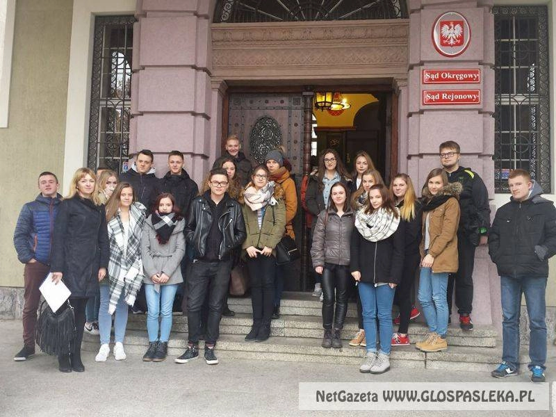 Uczniowie ZS w Sądzie Okręgowym