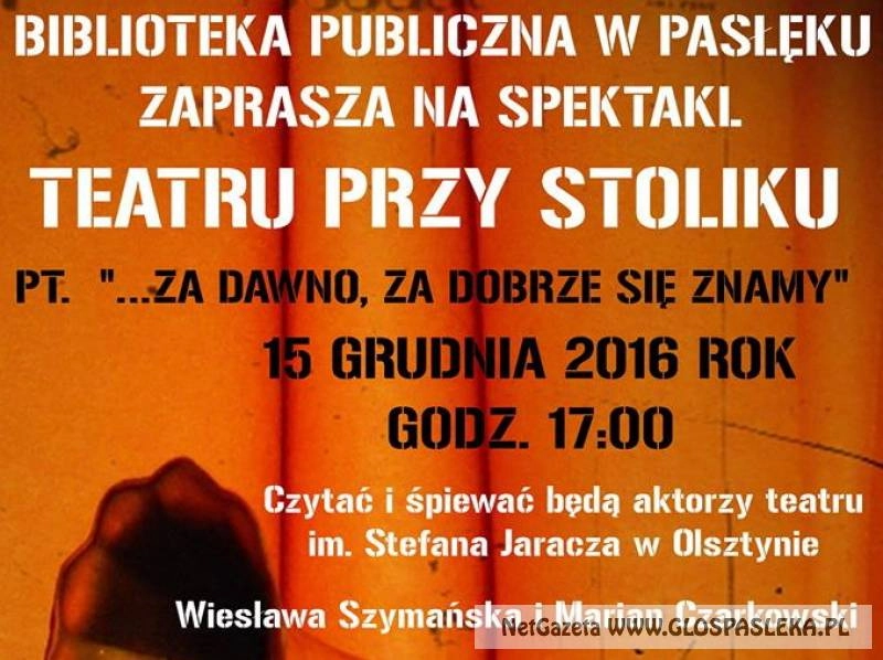 Teatr przy stoliku
