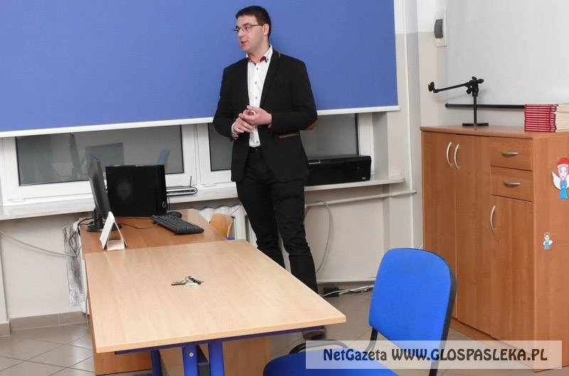 Inspirujące spotkanie z absolwentem  ZSEiT