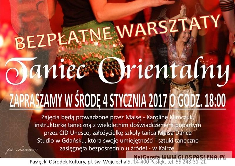 Bezpłatne warsztaty tańca orientalnego