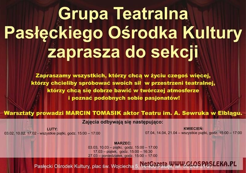 A może chcesz spróbować swoich sił w aktorstwie?.