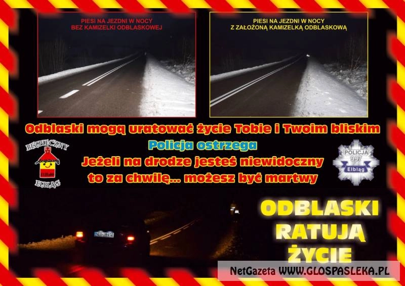 „Odblaski ratują życie” 