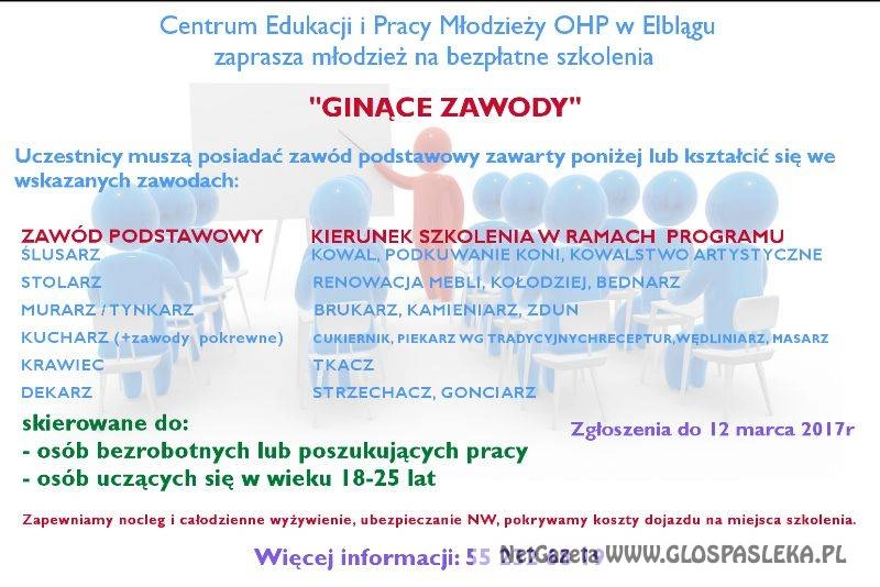Ginące zawody - podnieś swoje kwalifikacje