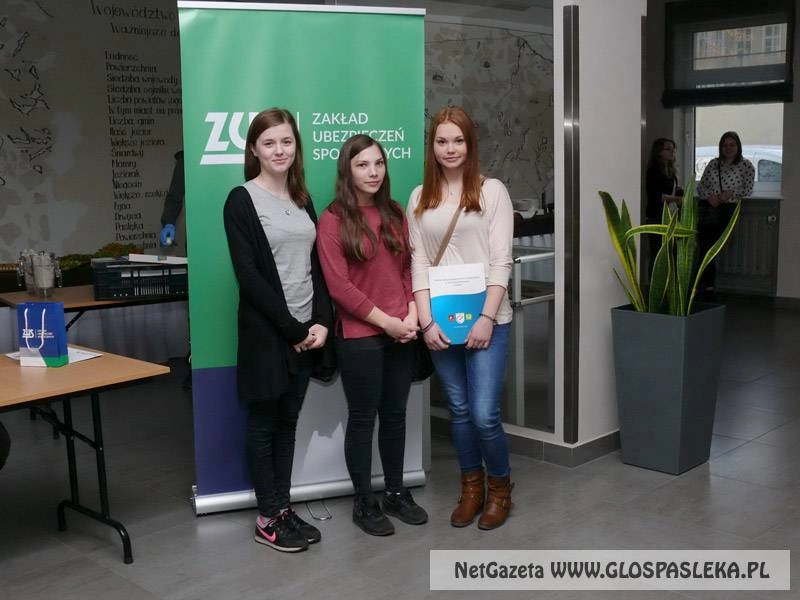 Drużyna ZSEiT w Pasłęku w drugim etapie Olimpiady ZUS