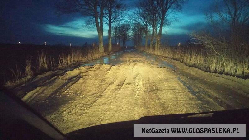 Odcinek drogi wyłączony z ruchu