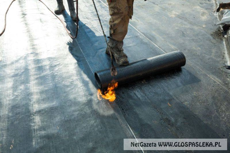 Renowacja dachu z papą Bauder THERM SL 500