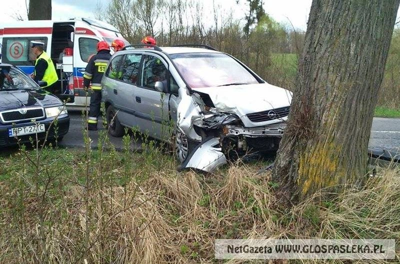 Straciła panowanie nad autem i uderzyła w drzewo