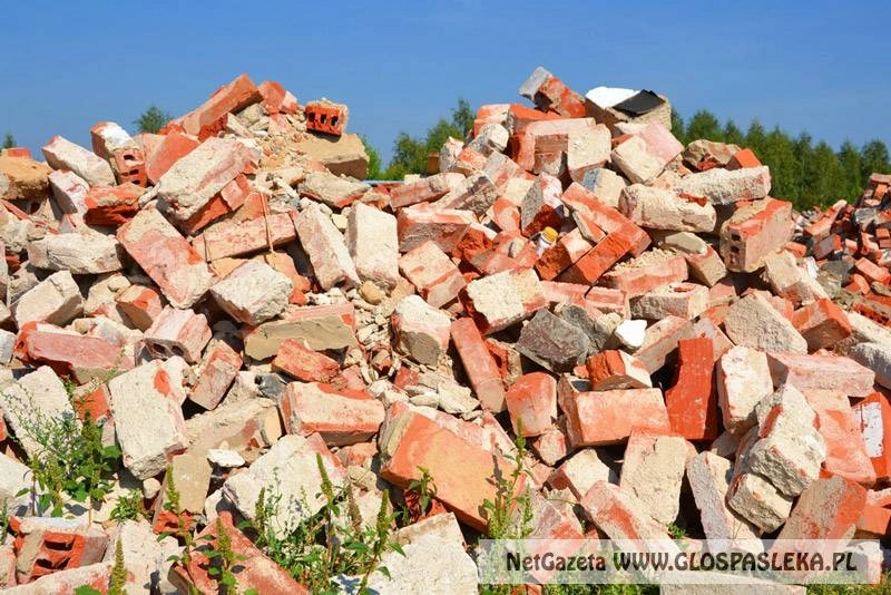 Odbiór odpadów budowlanych i rozbiórkowych z terenu miasta