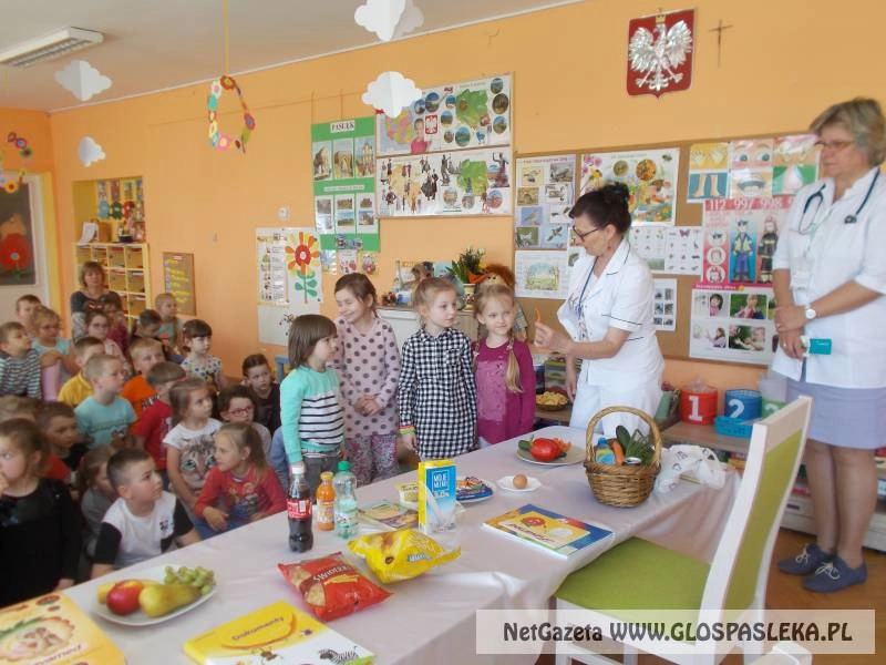 Pani doktor z wizytą w przedszkolu