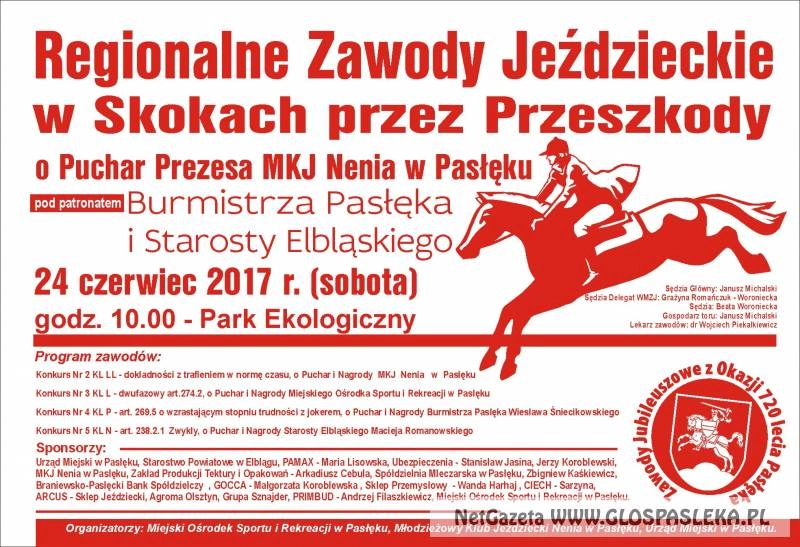 Zaproszenie na zawody jeździeckie