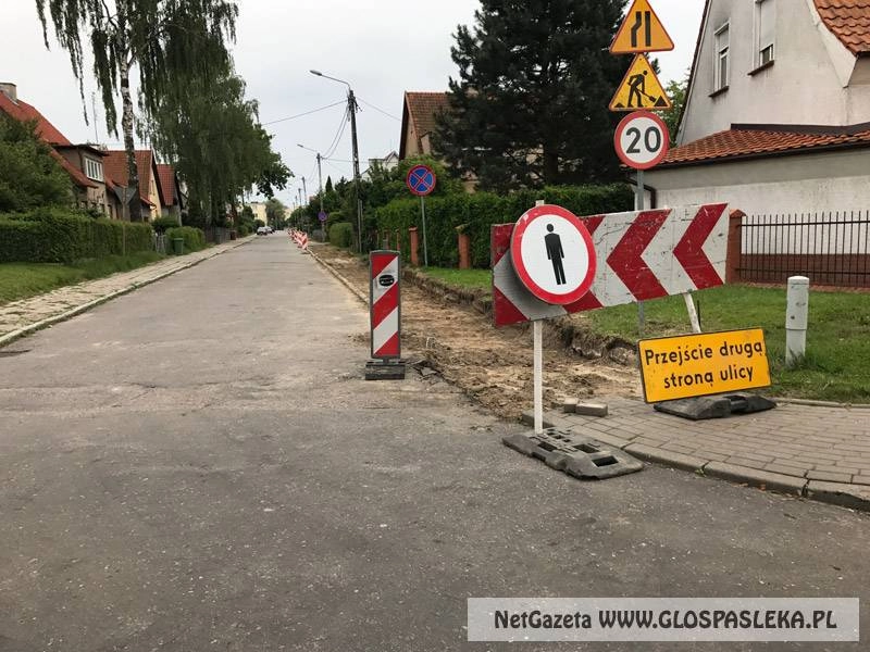 Remont chodników przy ul. Limanowskiego