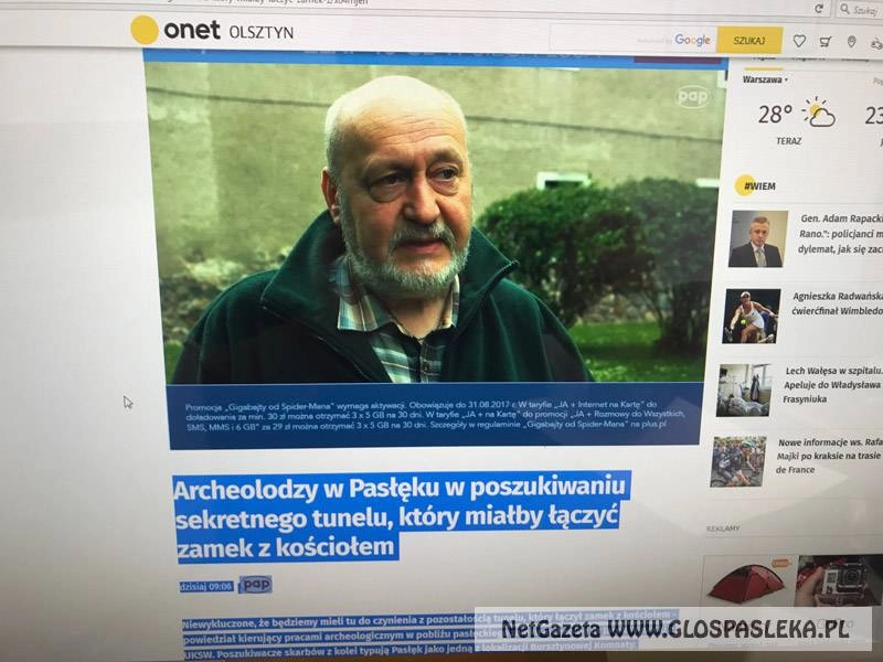 Pasłęk w ogólnopolskich mediach