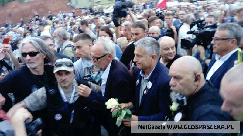 Pasłęczanie demonstrowali w Warszawie