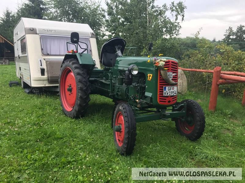 Traktorem z Niemiec do Polski
