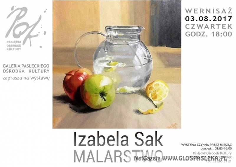 Wernisaż wystawy malarstwa Izabeli Sak