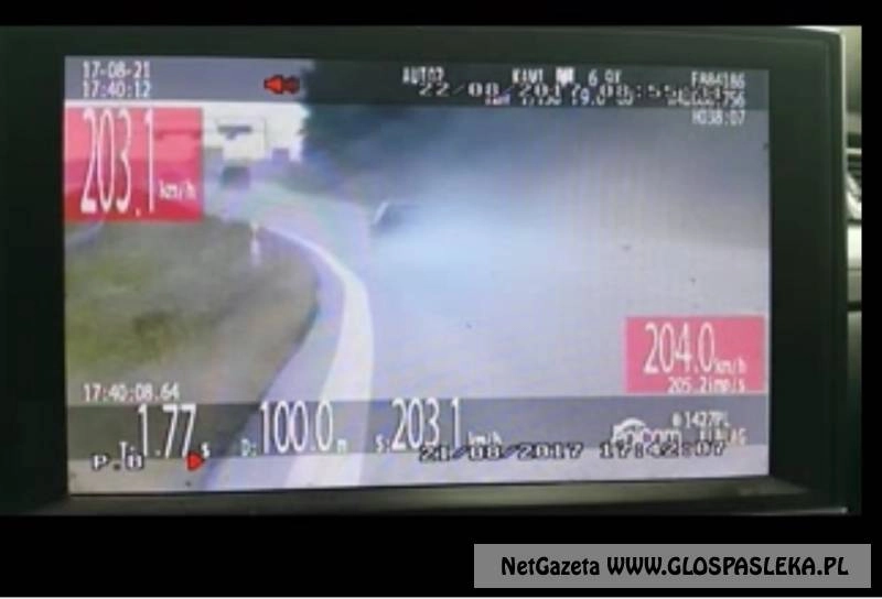 Pędził 200 km/h z 2 promilami po krajowej „siódemce”