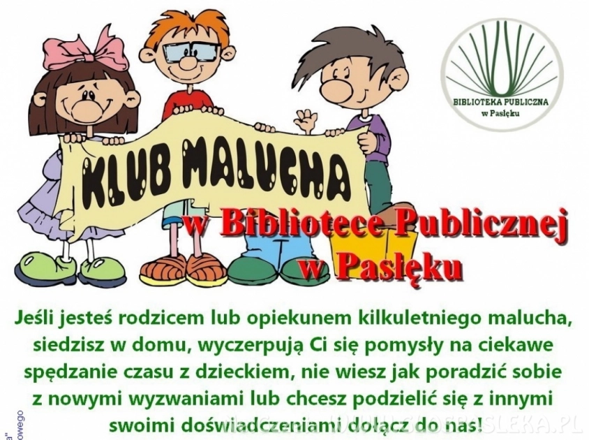 Klub Malucha w Bibliotece Publicznej w Pasłęku