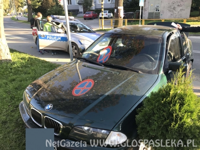 Kolizja BMW i VW Polo