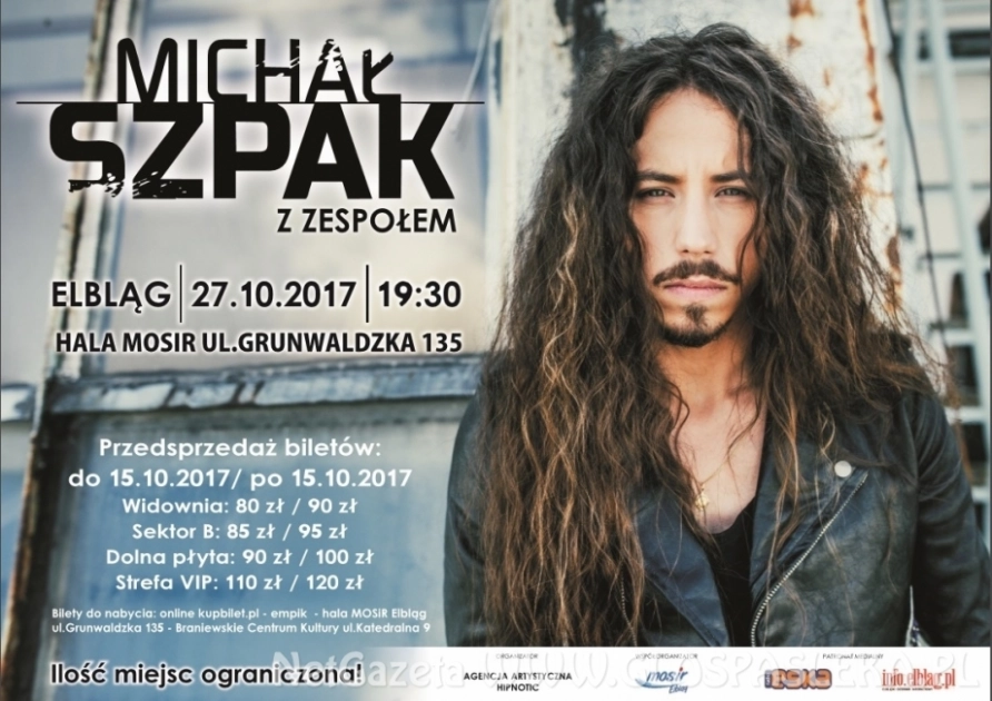 Michał Szpak w Elblągu