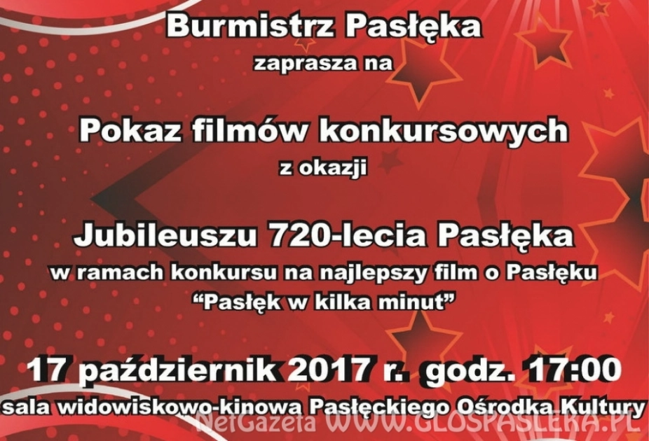 Pasłęk w kilka minut - pokaz filmów